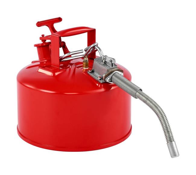 Raudona 9,5 L talpos saugos kuro kanistras8