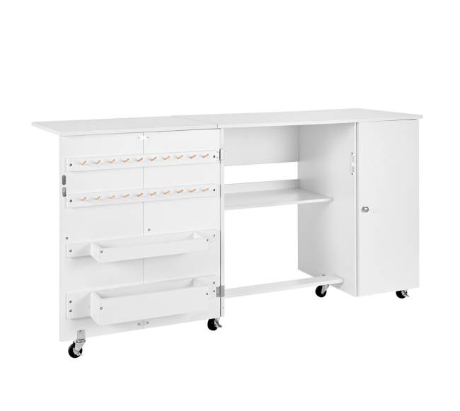 Sulankstomas siuvimo stalas su spinta9