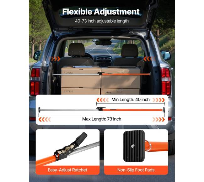 Reguliuojama teleskopinė krovinio atrama2