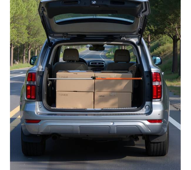 Reguliuojama teleskopinė krovinio atrama7