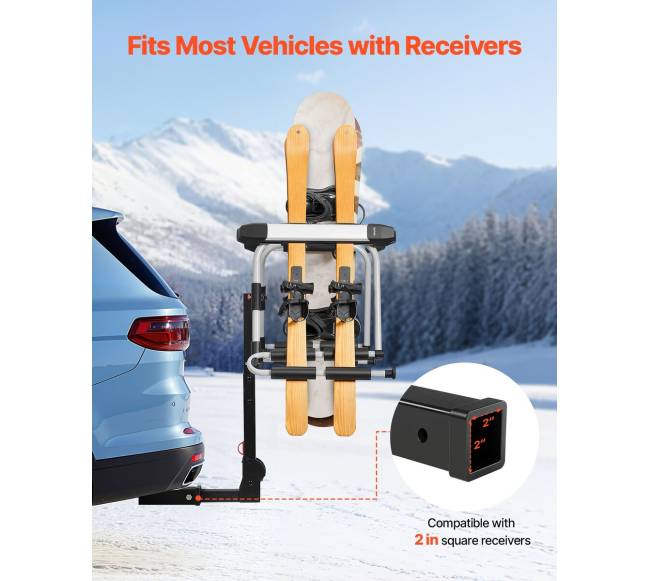 Ant automobilio montuojama slidžių ir snieglenčių laikiklis2