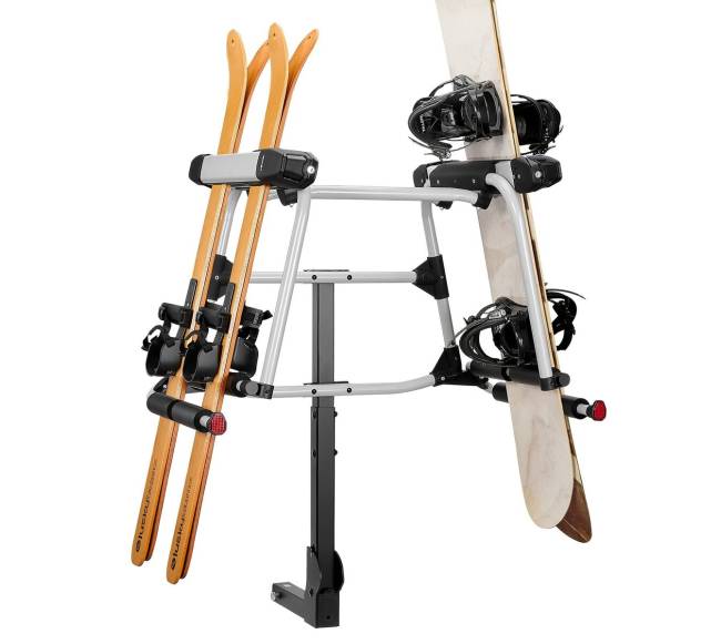 Ant automobilio montuojama slidžių ir snieglenčių laikiklis10