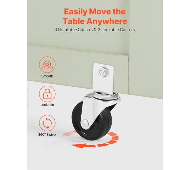 Sulankstomas siuvimo stalas su ratukais3