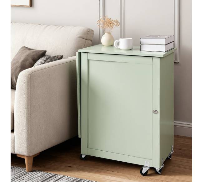 Sulankstomas siuvimo stalas su ratukais7