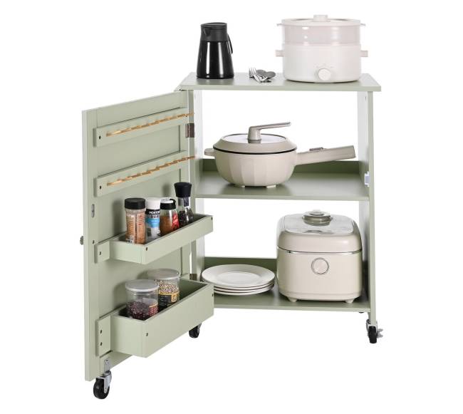 Sulankstomas siuvimo stalas su ratukais10