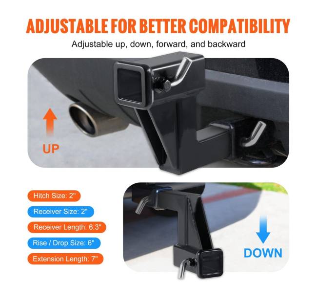 Priekabos kablys 2" su adapteriu3