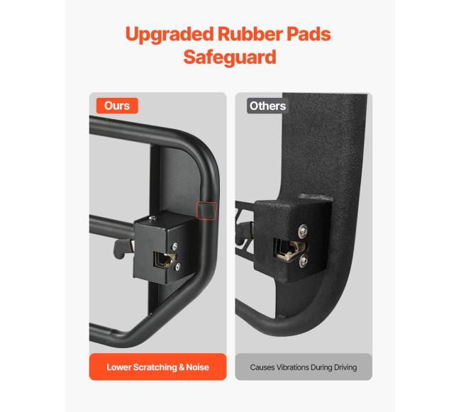 Jeep Wrangler JL 4 durų vamzdinės durys4