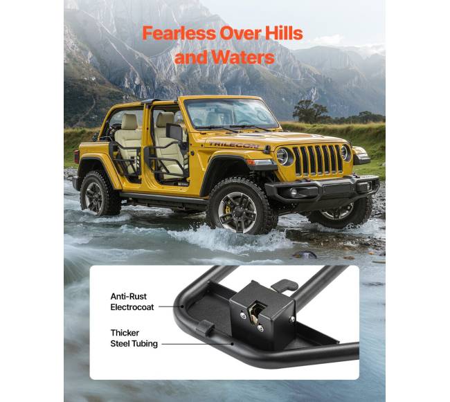 Jeep Wrangler JL 4 durų vamzdinės durys5