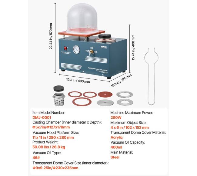 vakuuminė liejimo mašina juvelyrikai6