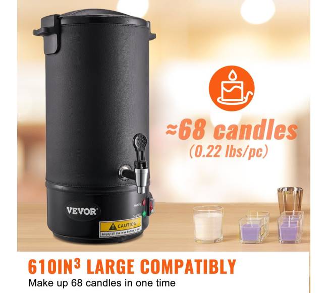 10 litrų vaško lydymo puodas žvakėms2