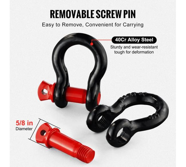 4 dalių D formos kilpų rinkinys su smeigėmis3