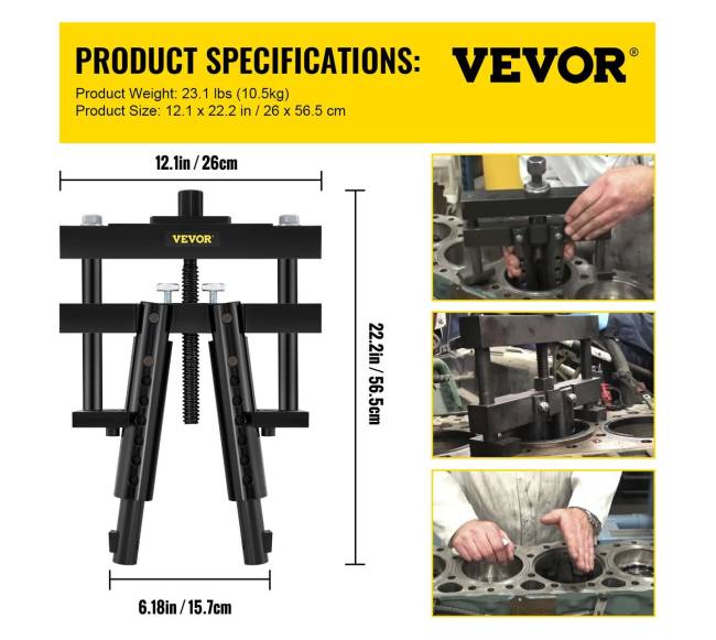 Universalus cilindro įdėklo ištraukiklis CAT Cummins6