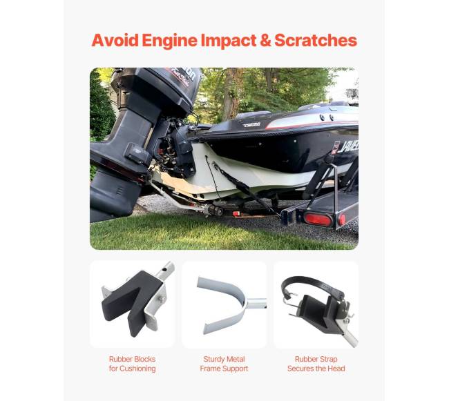 Reguliuojamas valties atramas galinėms dalims 60-150 cm2