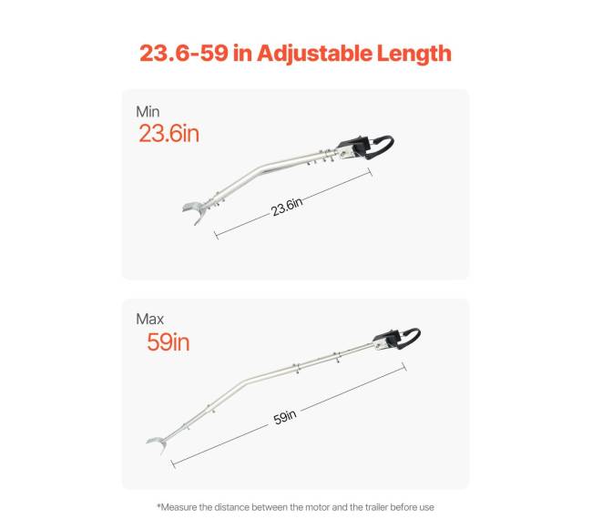 Reguliuojamas valties atramas galinėms dalims 60-150 cm4