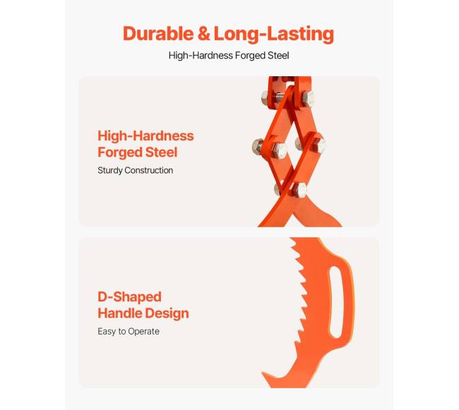 71 cm rąstukų kėlimo žnyplės 2 nagų4