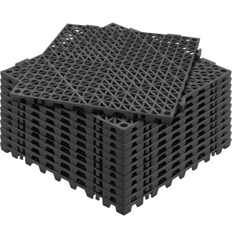 Sujungiamos grindų plytelės 30x30 cm PVC, 12 vnt.0