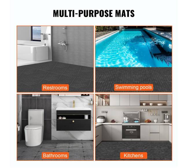 Sujungiamos grindų plytelės 30x30 cm PVC, 12 vnt.5