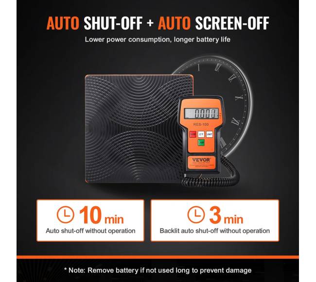 Elektroninės šaldymo agentų svarstyklės 50 kg HVAC4