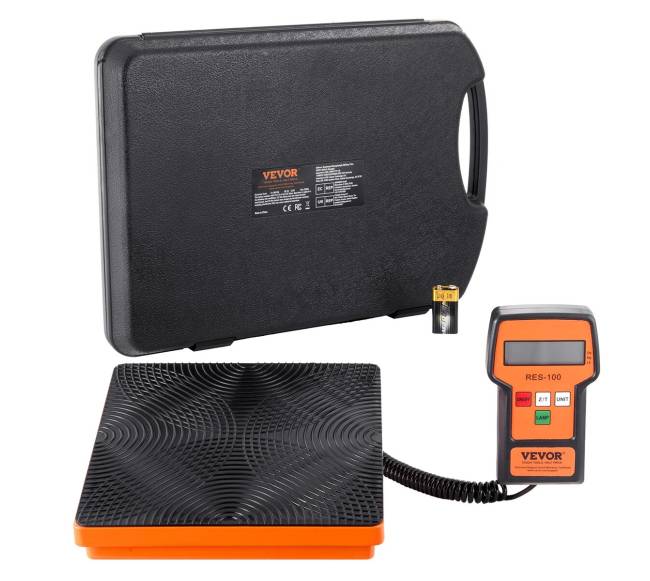 Elektroninės šaldymo agentų svarstyklės 50 kg HVAC8