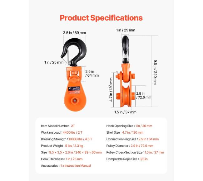 2 tonų skriemulys su kabliu6