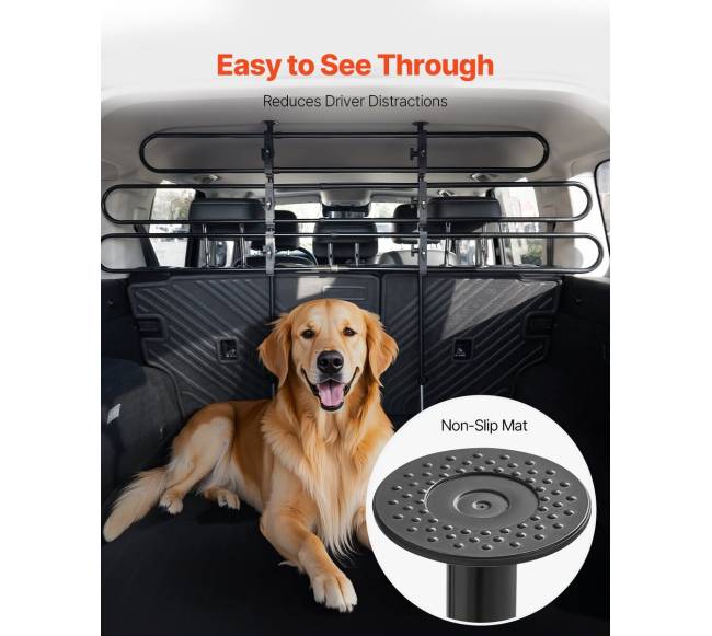 Reguliuojama automobilių pertvara šunims3