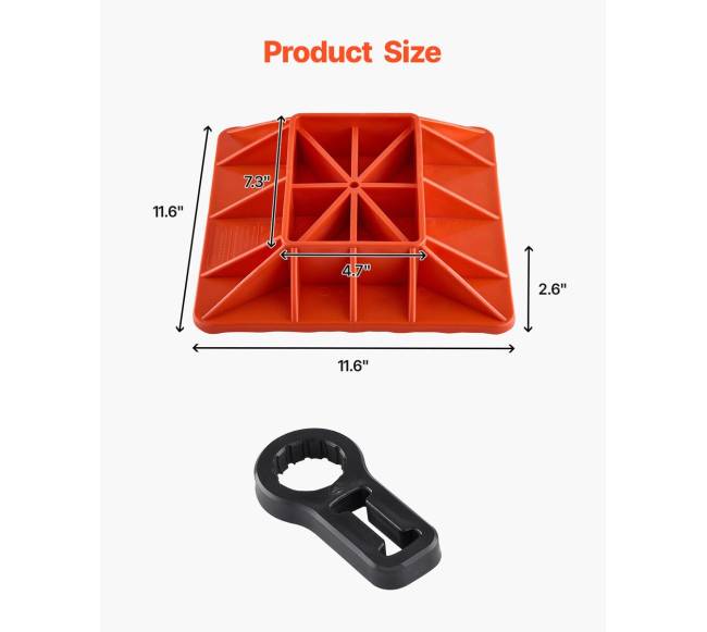 Kėlimo domkrato stovas ir rankenos laikiklis raudonas1