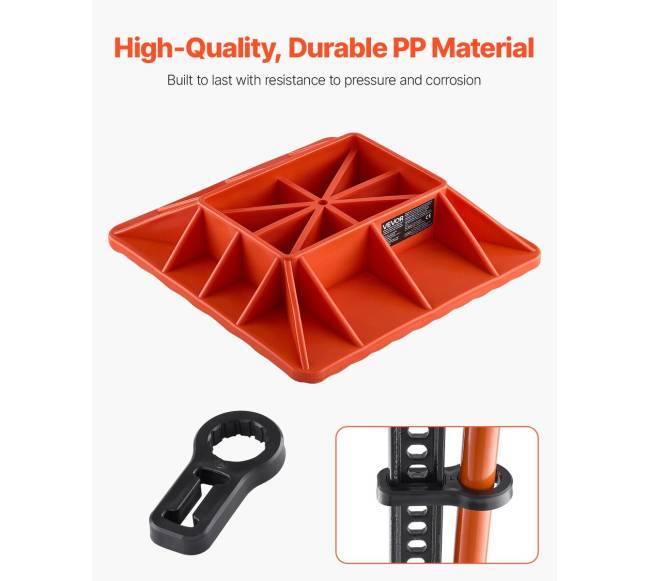 Kėlimo domkrato stovas ir rankenos laikiklis raudonas3