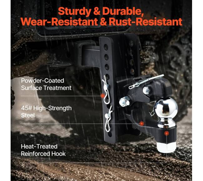 Pintelis tvirtinimo kablys 2 colių, 9070 kg2