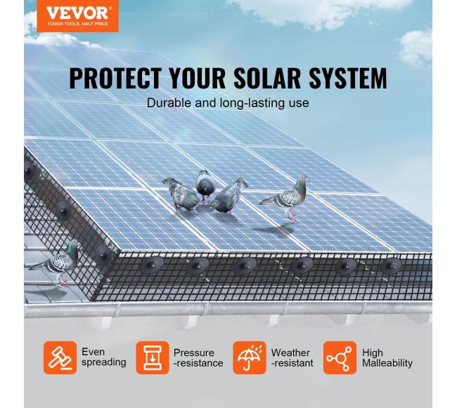 saulės panelių apsauga su aliuminio laikikliais1