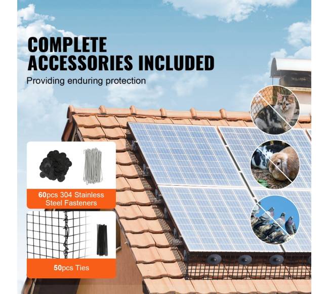 saulės panelių apsauga su aliuminio laikikliais3