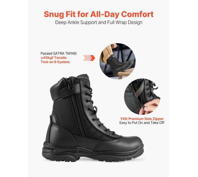 vyriški taktiniai kariniai batai su užtrauktuku2