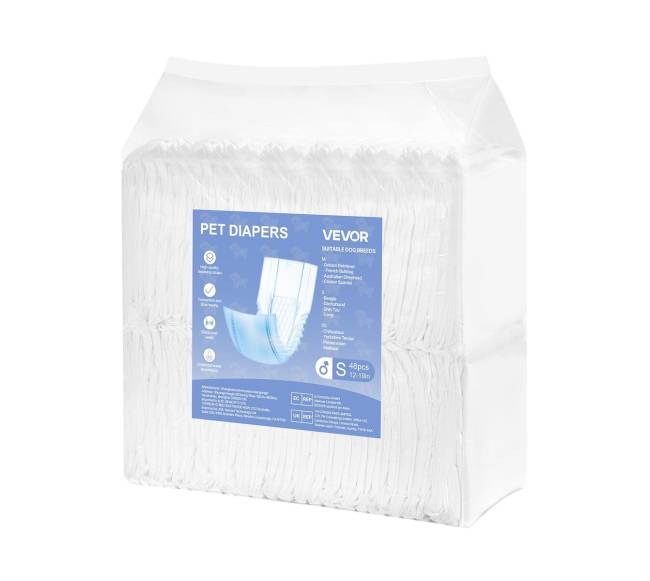 Vienkartinės šunų sauskelnės patinams S dydis 96 vnt8