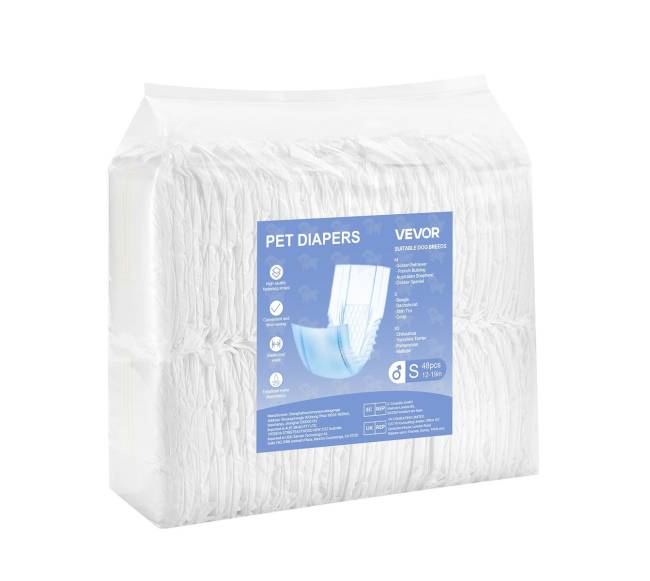 Vienkartinės šunų sauskelnės patinams S dydis 96 vnt9