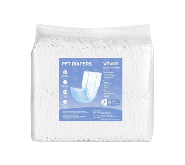 Vienkartinės šunų sauskelnės patinams S dydis 96 vnt10