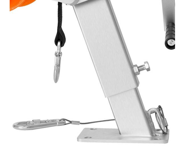 Laivų priekabos gervės laikiklis su ritiniu 544 kg9