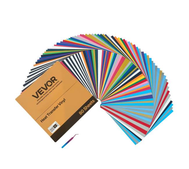 Šilumos perdavimo vinilo rinkinys 80 vnt.9