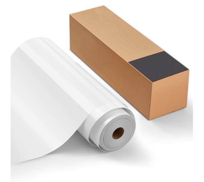 Termo plėvelė blizgi balta 30 cm x 2133 cm0