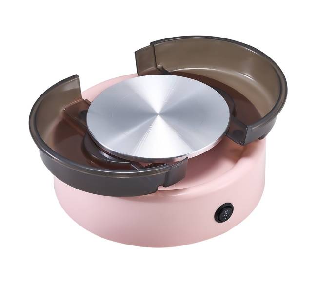 Rožinis mini keramikos ratas vaikams9