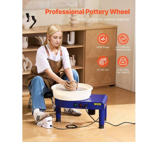 Keramikos žiedimo staklės 35 cm 60-300 RPM1