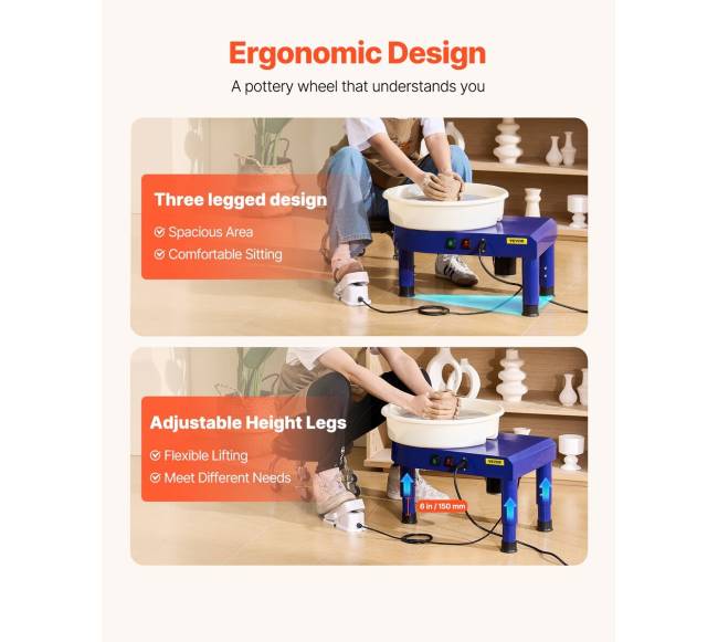 Keramikos žiedimo staklės 35 cm 60-300 RPM2