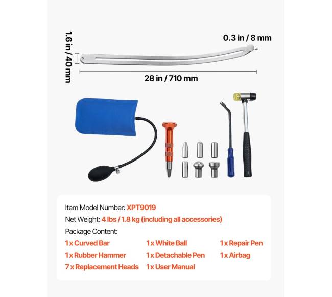 Dantų šalinimo rinkinys su tiesia strypu6