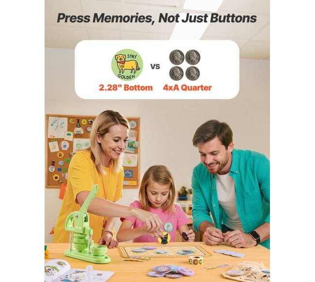 Ženkliukų darymo mašina 58 mm, 100 vnt. žali1