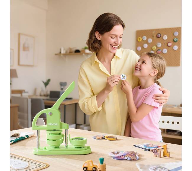 Ženkliukų darymo mašina 58 mm, 100 vnt. žali7