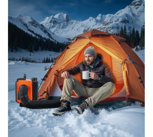 Mobilus 8KW dyzelinis oro šildytuvas su distanciniu pultu7