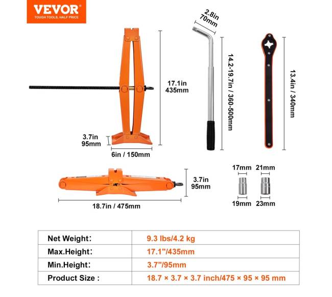 Automobilinis žirklinis keltuvas 2,5 t6