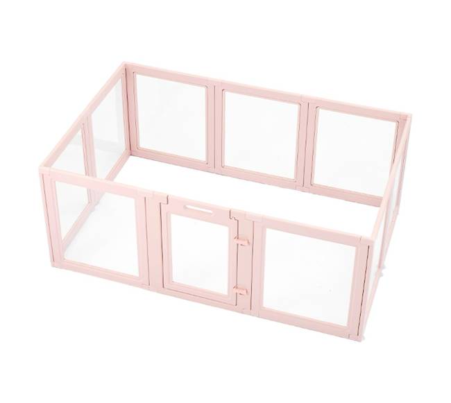 Šunų gimdybos aptvaras su langu, 154x100x60 cm0