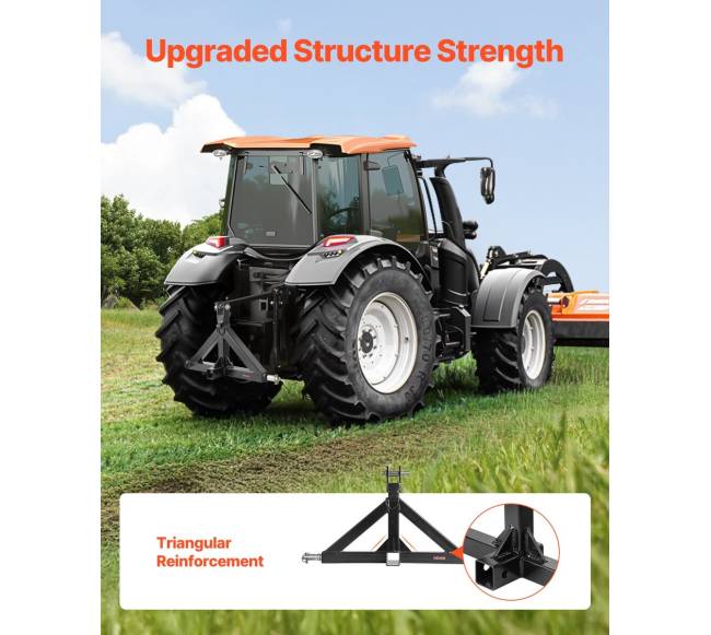 3 taškų gilės laikiklio adapteris 3000 kg4