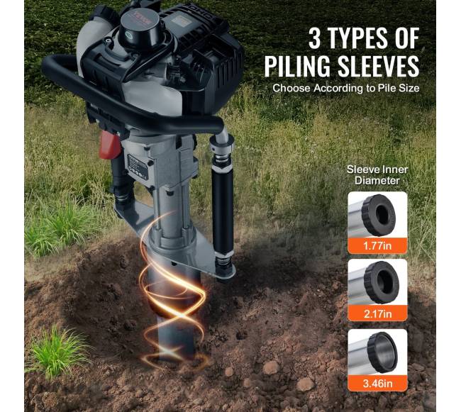 37,7 cm³ benzininis stulpų kalimo pistoletas2