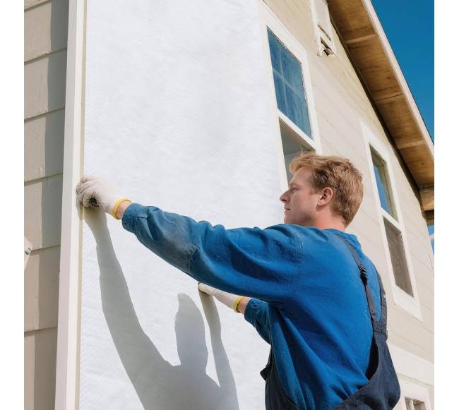 Namų apvyniojimas 2740 x 22860 mm garo barjeras7