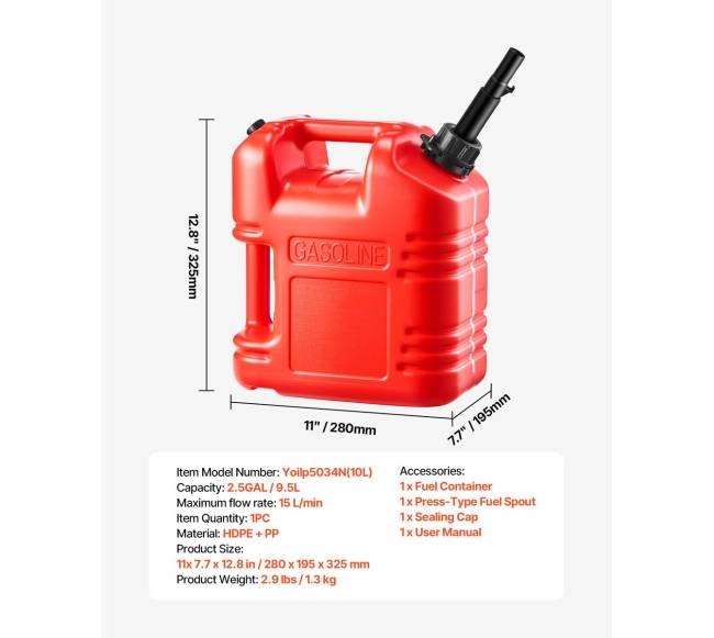 Kuro talpa su snapeliu, raudona, 9.5 l6